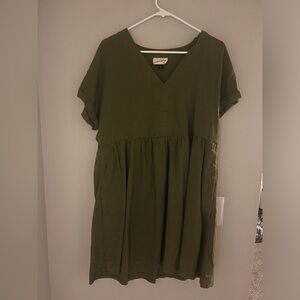 Green dress
